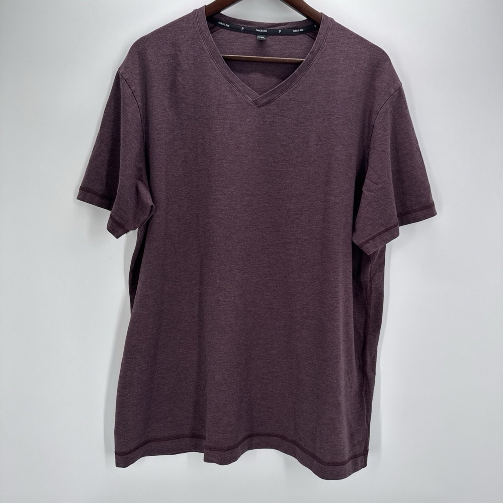 Public Rec Shirt Mens S Navy Blue‎ Stretch Performance Pima Cotton